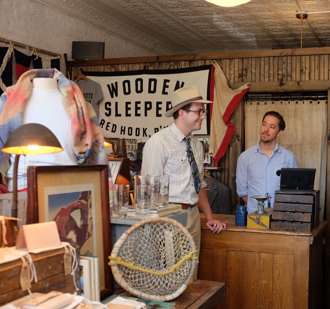 A visit to Wooden Sleepers vintage, Brooklyn The Fedora Lounge